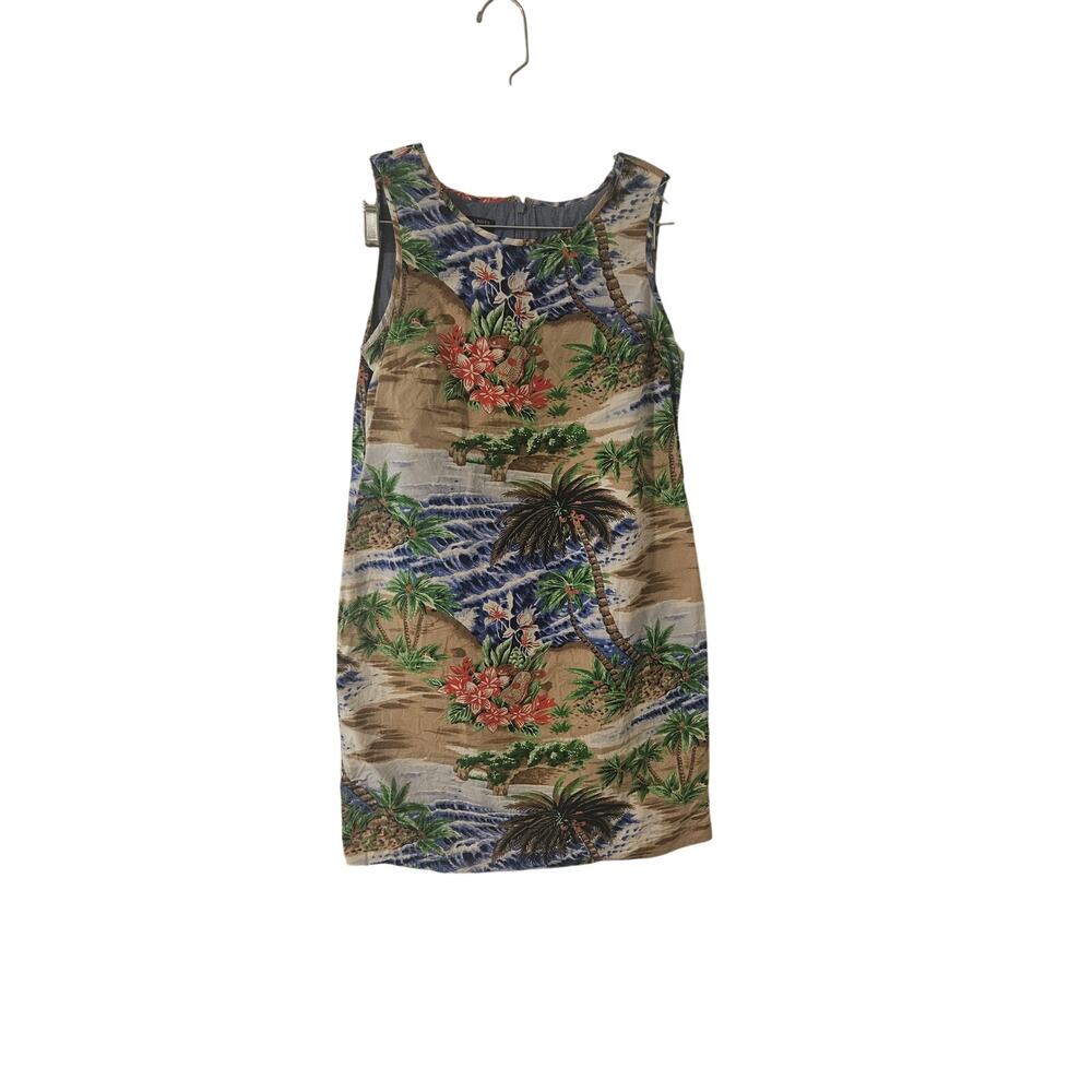 Women's Talbots Size 6P Tropical Hawaiian Dress Lined